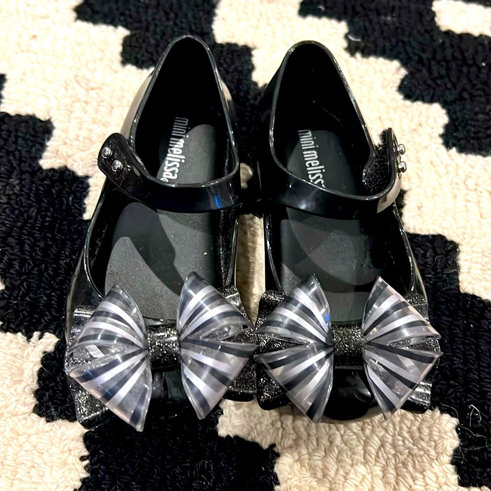 Mini Melissa size 7 black Mary Jane